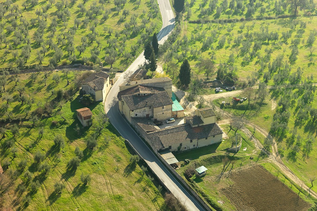 Fattoria Ramerino aerial view
